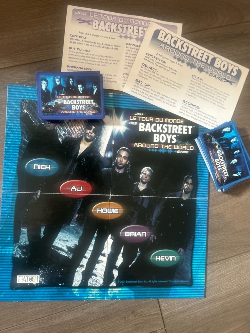 Backstreet Boys Around the World Game 2001 Y2K